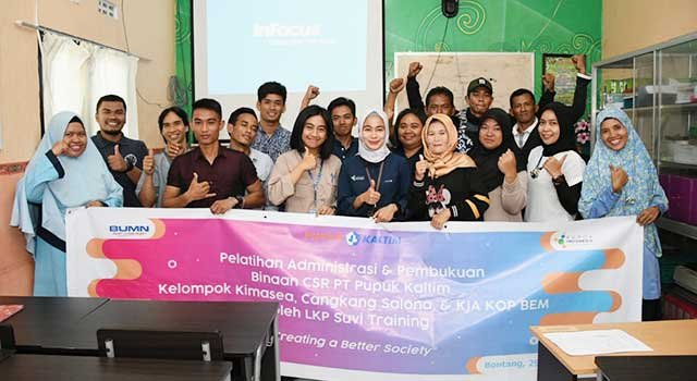 Pupuk Kaltim Berikan Pelatihan Administrasi dan Pembukuan Keuangan Pada Mitra Binaan
