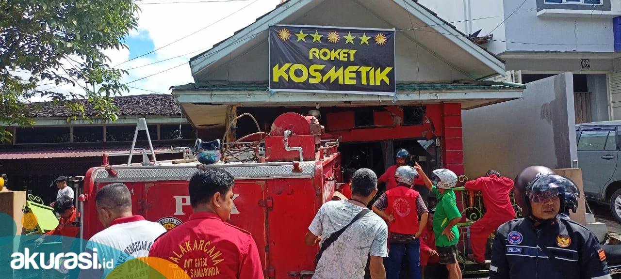 Pengakuan Sopir Mobil Damkar Samarinda yang Tabrak Toko Warga, Rem Blog hingga Hindari Mobil Ibu-Ibu