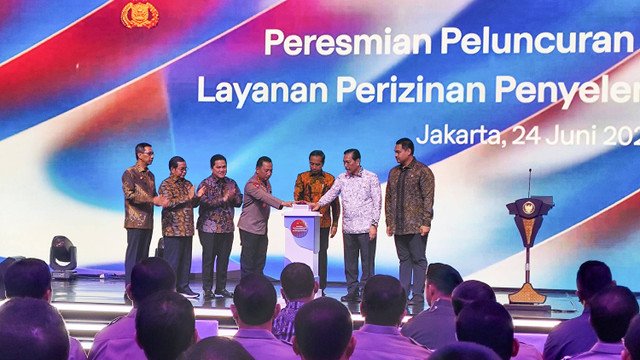 Jokowi dan Kapolri Luncurkan Digitalisasi Layanan Perizinan Event