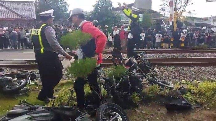 Tragedi KA Malioboro Ekspres Tabrak 7 Motor di Magetan: 4 Tewas, 3 Luka Berat